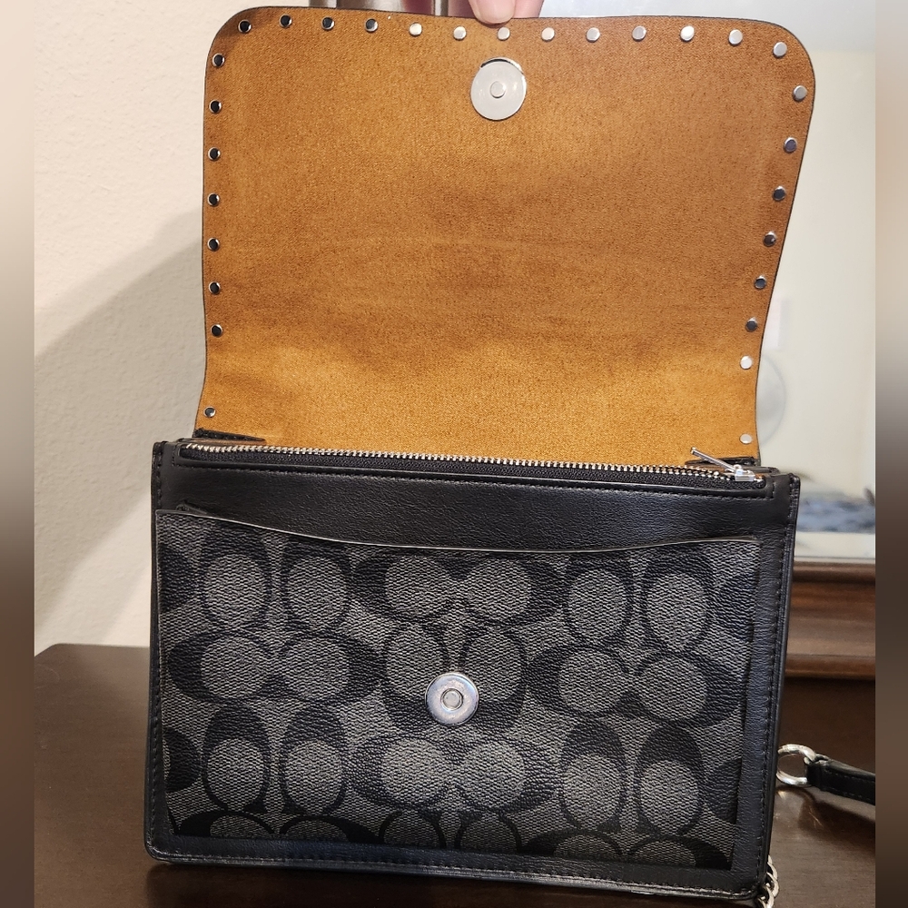 Coach Parker 18 With Rivets In Signature Canvas - Picture 7 of 13